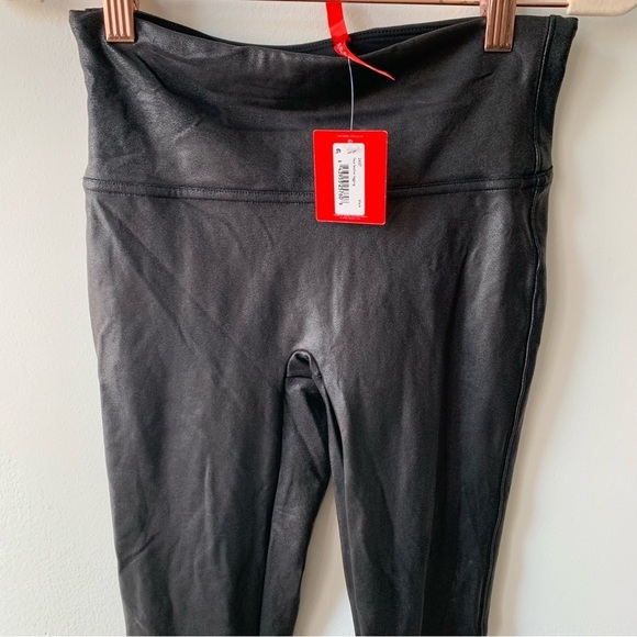 SPANX Faux Leather Leggings Sz S NWT - Picture 6 of 8